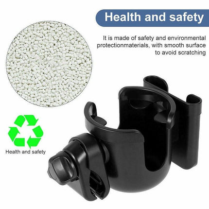 Stroller Cup Holder Universal Drink Bottle Bike Bag Baby Pram Water Coffee AU - Aimall