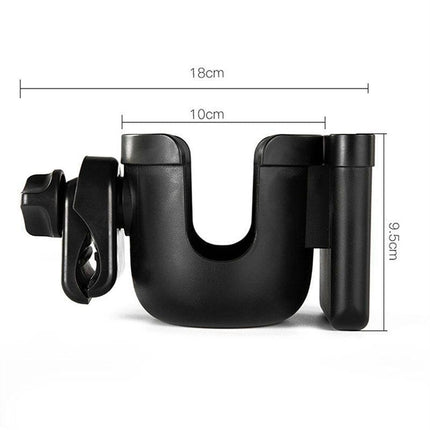 Stroller Cup Holder Universal Drink Bottle Bike Bag Baby Pram Water Coffee AU - Aimall