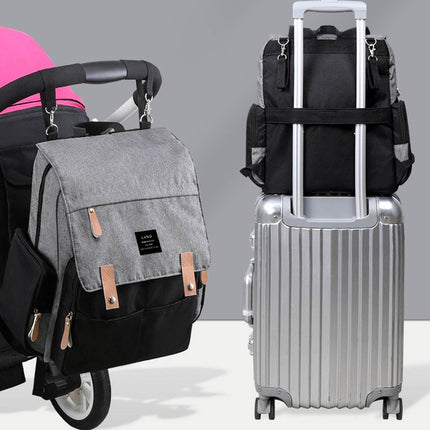 2022 GENUINE LAND Multifunctional Baby Diaper Backpack Changing Bag Nappy Mummy - Aimall
