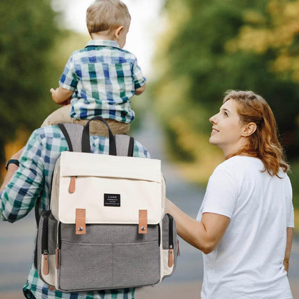 2022 GENUINE LAND Multifunctional Baby Diaper Backpack Changing Bag Nappy Mummy - Aimall