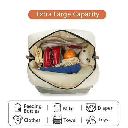 2022 GENUINE LAND Multifunctional Baby Diaper Backpack Changing Bag Nappy Mummy - Aimall