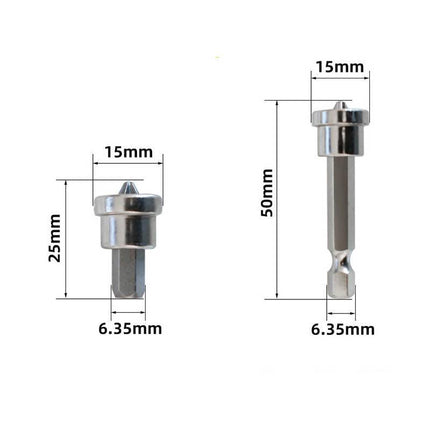 5PCS Magnetic Positioning Screwdriver Bits 25mm*2/50mm*3 Screw Positioning Bits - Aimall