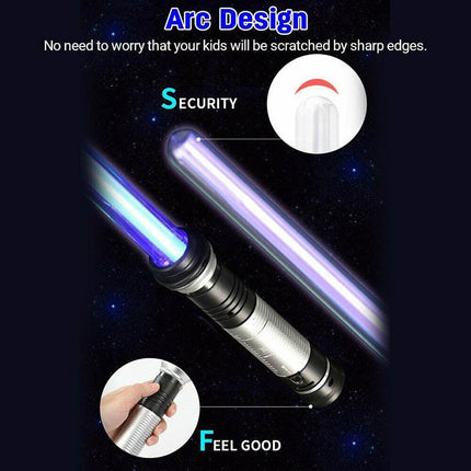 Saber Sword Toys 2 Pcs Flashing Led Star Wars Lightsaber Kids Gift Aimall