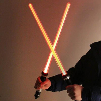Saber Sword Toys 2 Pcs Flashing Led Star Wars Lightsaber Kids Gift Aimall