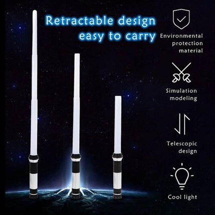 Saber Sword Toys 2 Pcs Flashing Led Star Wars Lightsaber Kids Gift Aimall