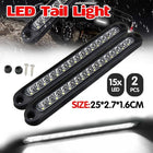2x 15 LED Tail Light Trailer Truck Caravan UTE Light Reverse Bar Ultra-Slim Lamp - Aimall