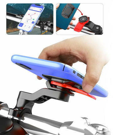 Universal Motorcycle Bike Bicycle Phone Holder Mount Release HOT AU Stock - Aimall