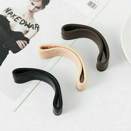 Foldable One Wide Pony Band Clip Pony Hair Band O-Tie Band Fashion ( Upto 3PCS ) - Aimall