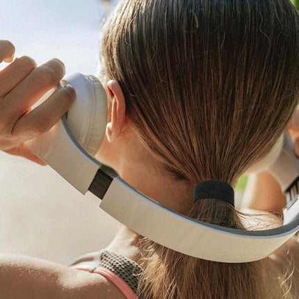 Foldable One Wide Pony Band Clip Pony Hair Band O-Tie Band Fashion ( Upto 3PCS ) - Aimall