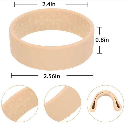 Foldable One Wide Pony Band Clip Pony Hair Band O-Tie Band Fashion ( Upto 3PCS ) - Aimall