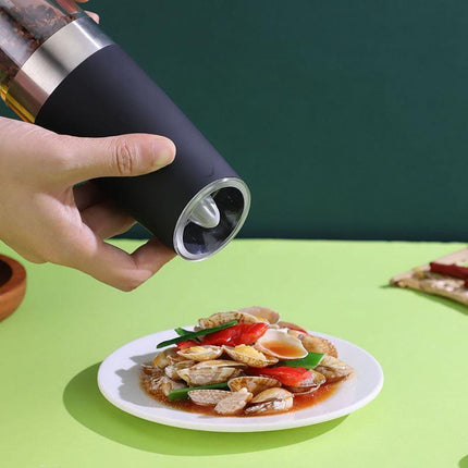 Automatic Gravity Electric Salt Or Pepper mill Grinder LED Battery-Operated AU - Aimall