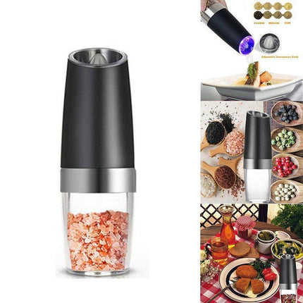 Automatic Gravity Electric Salt Or Pepper mill Grinder LED Battery-Operated AU - Aimall