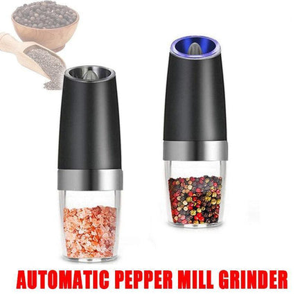 Automatic Gravity Electric Salt Or Pepper mill Grinder LED Battery-Operated AU - Aimall