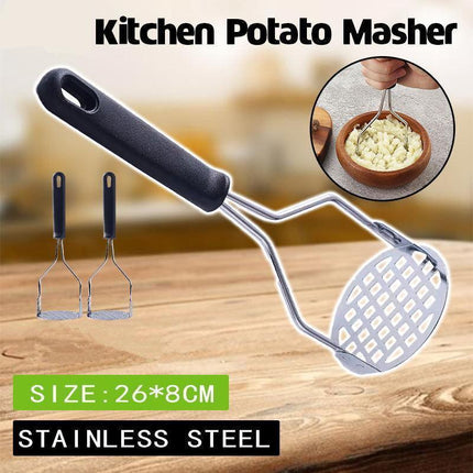 Kitchen Potato Masher Stainless Steel Vegetable Fruit Potatoe Press Crusher Tool - Aimall