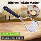 Kitchen Potato Masher Stainless Steel Vegetable Fruit Potatoe Press Crusher Tool - Aimall