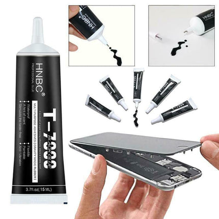 T7000 Glue Multi Purpose Black Acrylic Adhesive for Phone Screen Repair, Fram... - Aimall