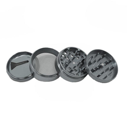4 Layer Metal Zinc Alloy Herb Tobacco Grinder Hand Muller Smoke Crusher Spice AU - Aimall