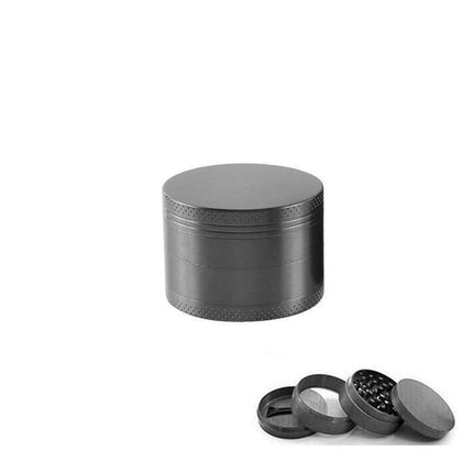 4 Layer Metal Zinc Alloy Herb Tobacco Grinder Hand Muller Smoke Crusher Spice AU - Aimall