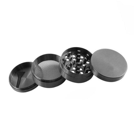 4 Layer Metal Zinc Alloy Herb Tobacco Grinder Hand Muller Smoke Crusher Spice AU - Aimall