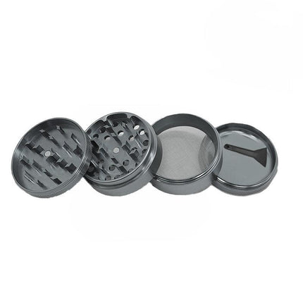 4 Layer Metal Zinc Alloy Herb Tobacco Grinder Hand Muller Smoke Crusher Spice AU - Aimall