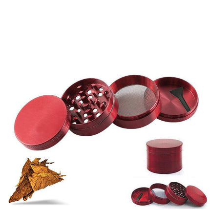 4-Layers Metal Zinc Alloy Tobacco Grinder Smoke Crusher Spice Hand Muller AU - Aimall