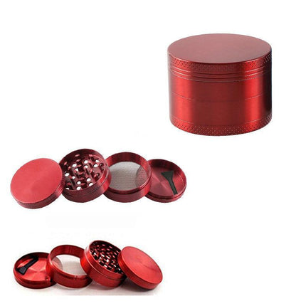 4-Layers Metal Zinc Alloy Tobacco Grinder Smoke Crusher Spice Hand Muller AU - Aimall