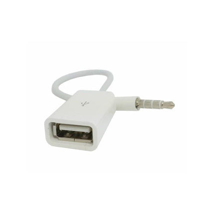 Male Cable Plug AUX Jack 3.5mm Audio to USB 2.0 Female Converter Cord Play MP3AU - Aimall