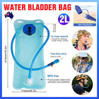 2L Water Backpack Bladder Bag Hydration System Camelbak Pack Hiking Cycling OD - Aimall