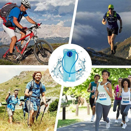 2L Water Backpack Bladder Bag Hydration System Camelbak Pack Hiking Cycling OD - Aimall