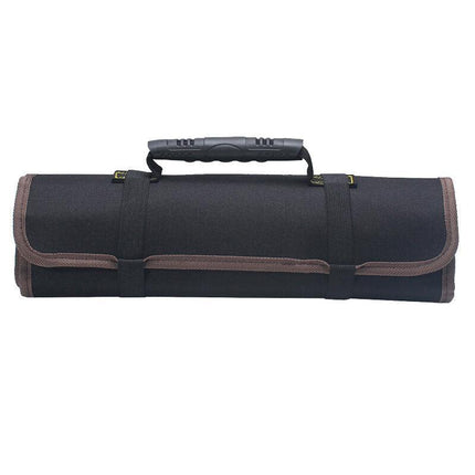22 Pocket Tool Roll Fold Spanner Canvas Case Wrench Storage Bag Multifunctional - Aimall