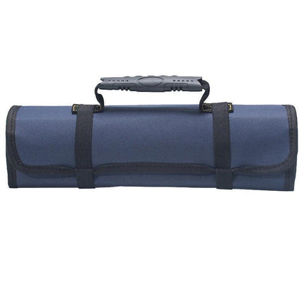 22 Pocket Tool Roll Fold Spanner Canvas Case Wrench Storage Bag Multifunctional - Aimall