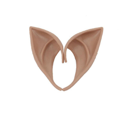 1 Pair Rubber Elf Ears Fairy Elven Pixie Hobbit Demon Halloween Costume Cosplay - Aimall