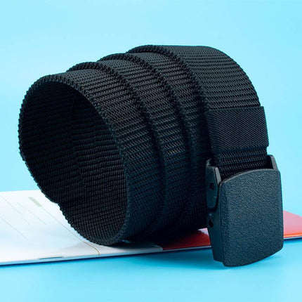 Outdoor Nylon Belt Women Men's Sport Military Tactical Waistband Canvas Web Belt - Aimall