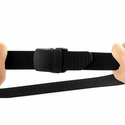 Outdoor Nylon Belt Women Men's Sport Military Tactical Waistband Canvas Web Belt - Aimall