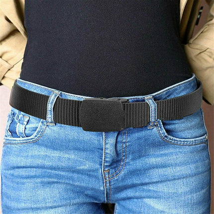 Outdoor Nylon Belt Women Men's Sport Military Tactical Waistband Canvas Web Belt - Aimall