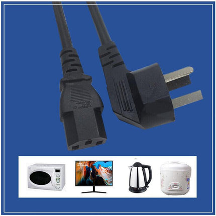 Power Cord Lead Cable 3 PIN AU 250V 10A For PC Computer TV Monitor Printer LCD - Aimall