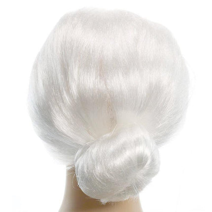 1X Grandma Wig Old Lady Woman White Granny Mother Dress Up Costume Part AU Stock - Aimall