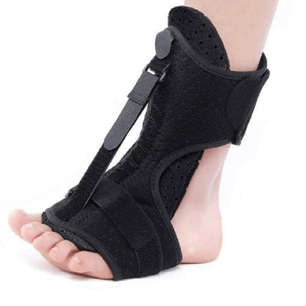 Women Men Adjustable Plantar Fasciitis Night Splint Foot Drop Support Brace Belt - Aimall