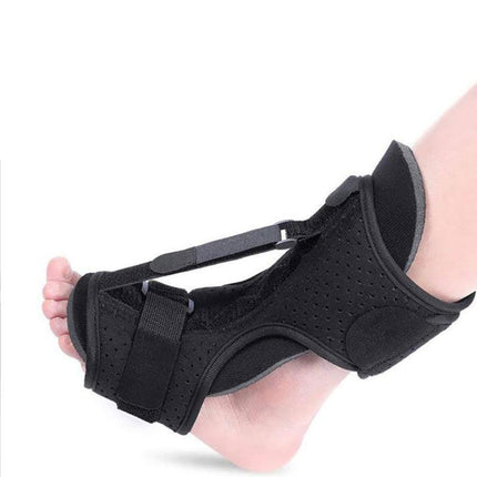 Women Men Adjustable Plantar Fasciitis Night Splint Foot Drop Support Brace Belt - Aimall