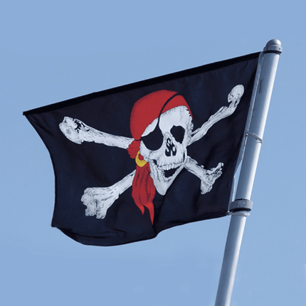 90X150cm Large Pirate Flag Jolly Roger Skull & Crossbone Flags Party Accessory - Aimall