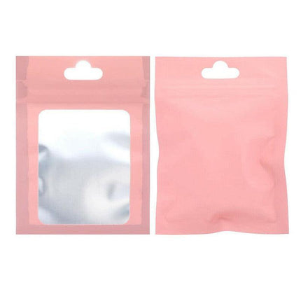 200X Matte Shiny Zip Lock Seal Bags Aluminum Foil Resealable Packing Bag Pouch - Aimall