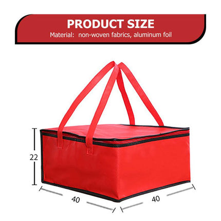 Pizza Delivery Bag Insulated Thermal Food Container Backpack Storage Insulated - Aimall