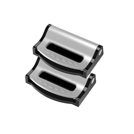 2PCS Car Safety Seat Belt Clip Adjuster Buckle Strap Stopper Clamps Safe Comfort - Aimall