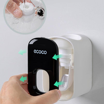 Ecoco Wall mount auto ands Free Toothpaste Dispenser Automatic Toothpaste Squeez - Aimall