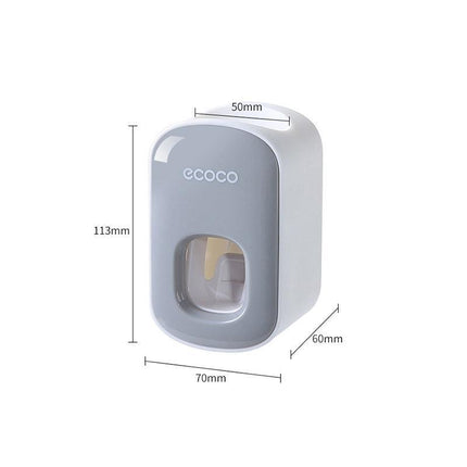 Ecoco Wall mount auto ands Free Toothpaste Dispenser Automatic Toothpaste Squeez - Aimall