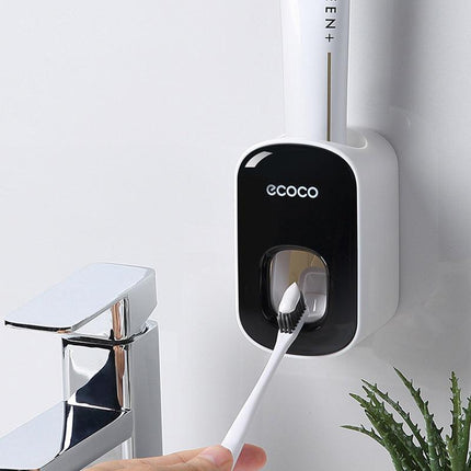 Ecoco Wall mount auto ands Free Toothpaste Dispenser Automatic Toothpaste Squeez - Aimall