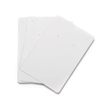 40PCS Jewellery Cardboard Display Cards Necklace Stud Earring Paper Holder 6*9CM - Aimall