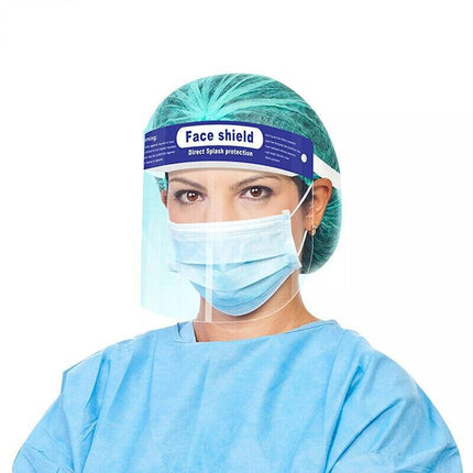 10 PCS Full Face Cover Protection Safety Mask Shield Clear Glasses Anti-Fog AU - Aimall