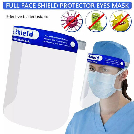 10 PCS Full Face Cover Protection Safety Mask Shield Clear Glasses Anti-Fog AU - Aimall