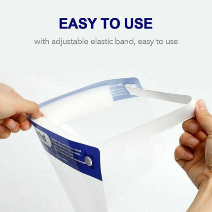 10 PCS Full Face Cover Protection Safety Mask Shield Clear Glasses Anti-Fog AU - Aimall